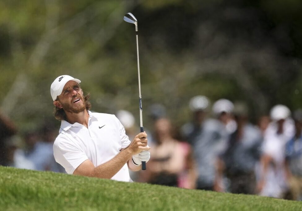 MEMPHIS, TENNESSEE - AUGUST 10: Tommy Fleetwood of England watches an approach shot on the first hole during the final round of the FedEx St. Jude Championship 2025 at TPC Southwind on August 10, 2025 in Memphis, Tennessee. (Photo by Andy Lyons/Getty Images)